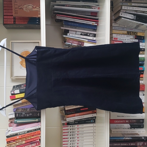 Blue Corduroy Minidress - Picture 4 of 5